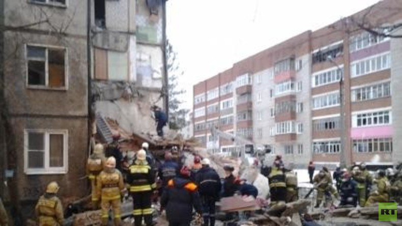 Russland: Gasexplosion in Jaroslawl reißt fünf Stockwerke nieder und fordert sieben Todesopfer