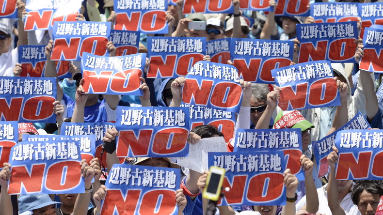 "Pivot to Asia": Protestwelle gegen neue US-Militärbasen auf Japan