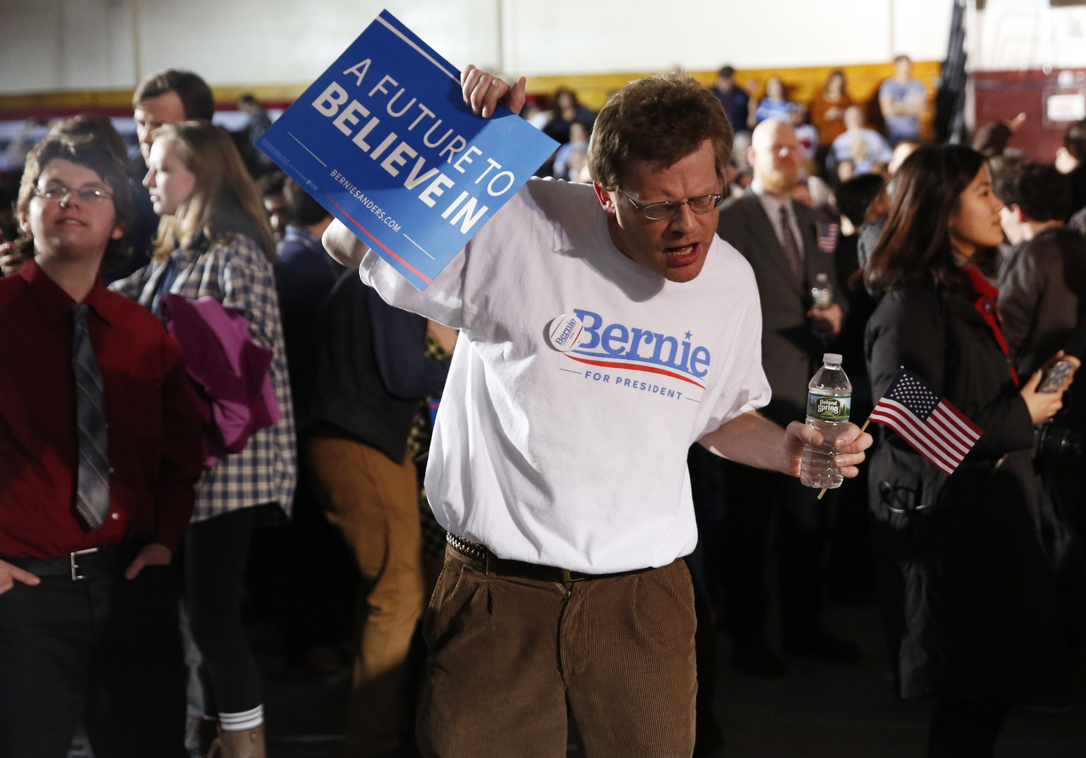60 Prozent: Bernie Sanders räumt in New Hampshire ab