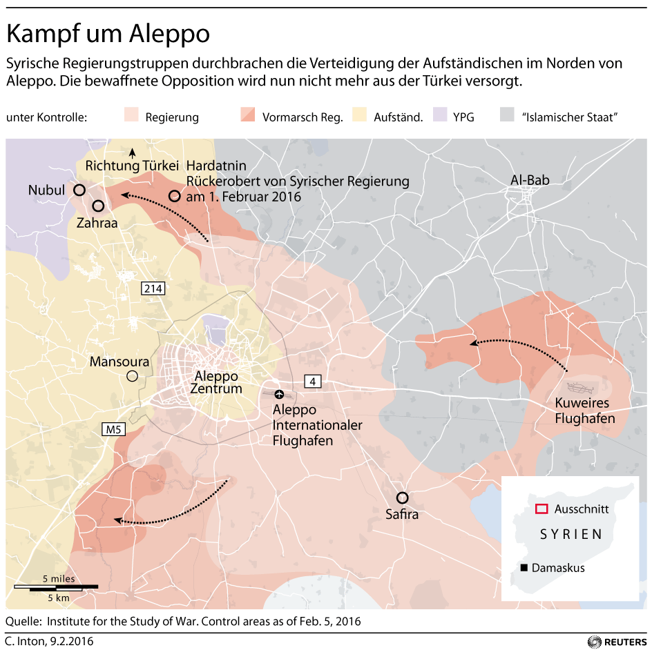 Syrien: Kriegsstrategie Belagerung