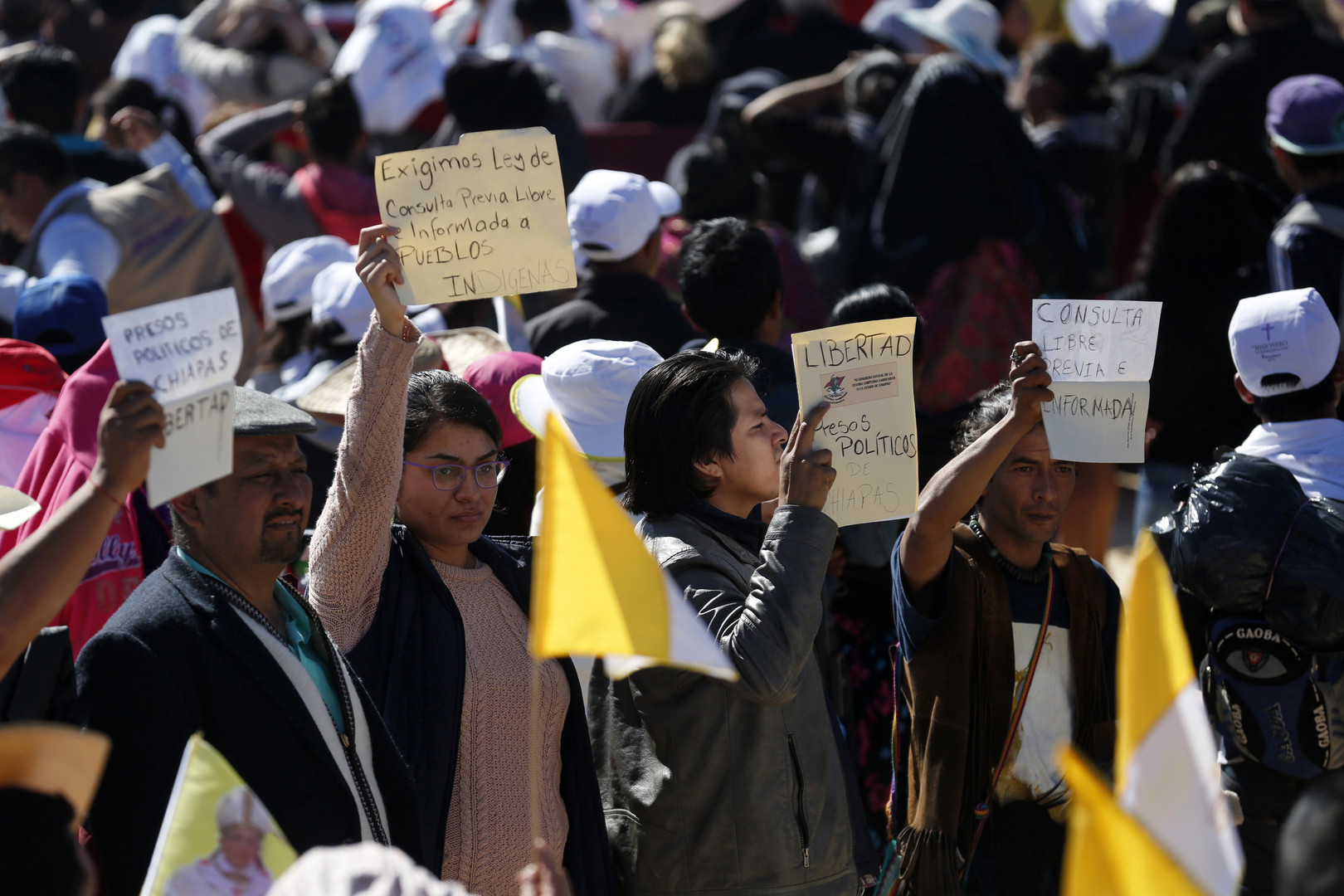 Bildergalerie: Papst Franziskus besucht das aufständische Chiapas