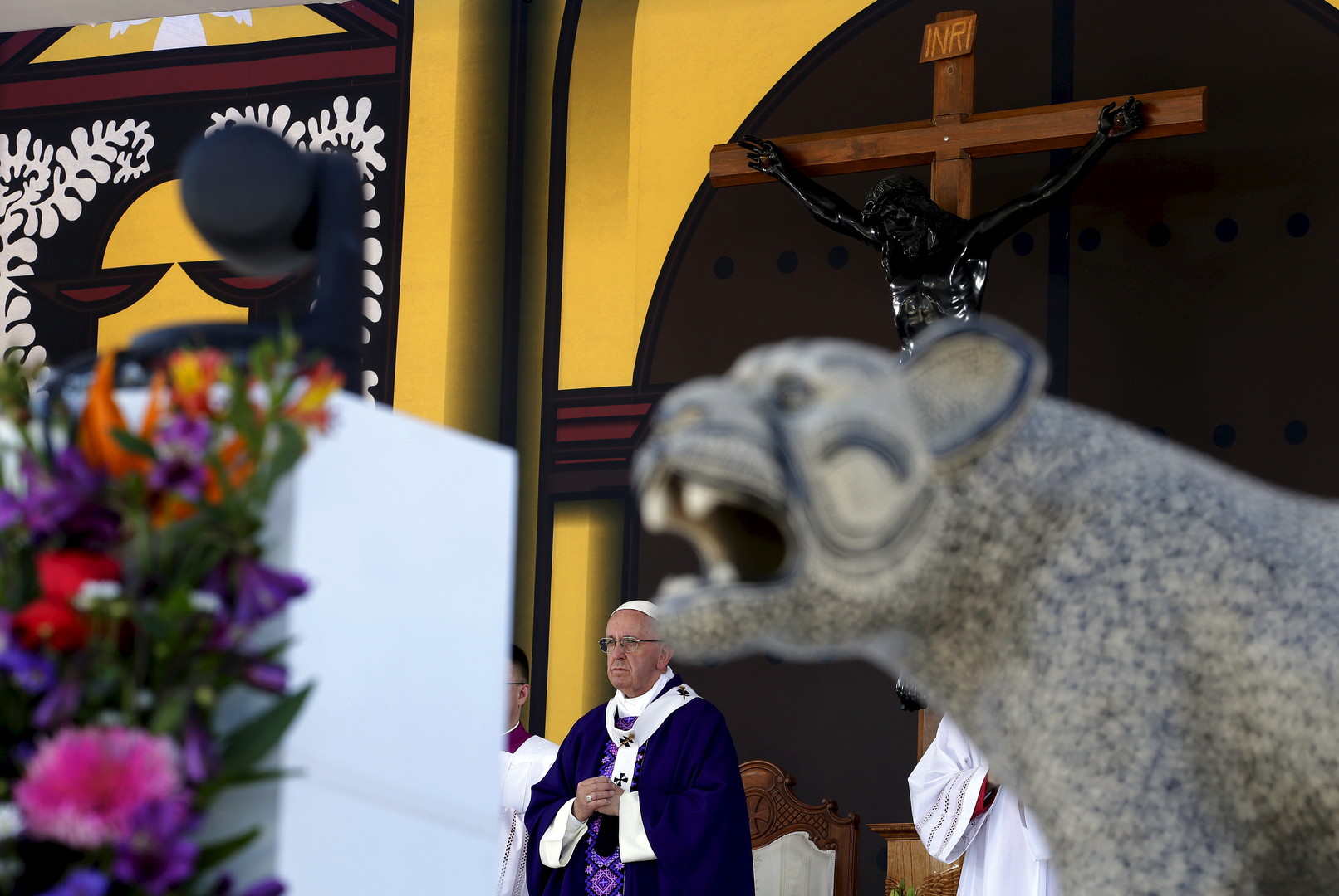 Bildergalerie: Papst Franziskus besucht das aufständische Chiapas