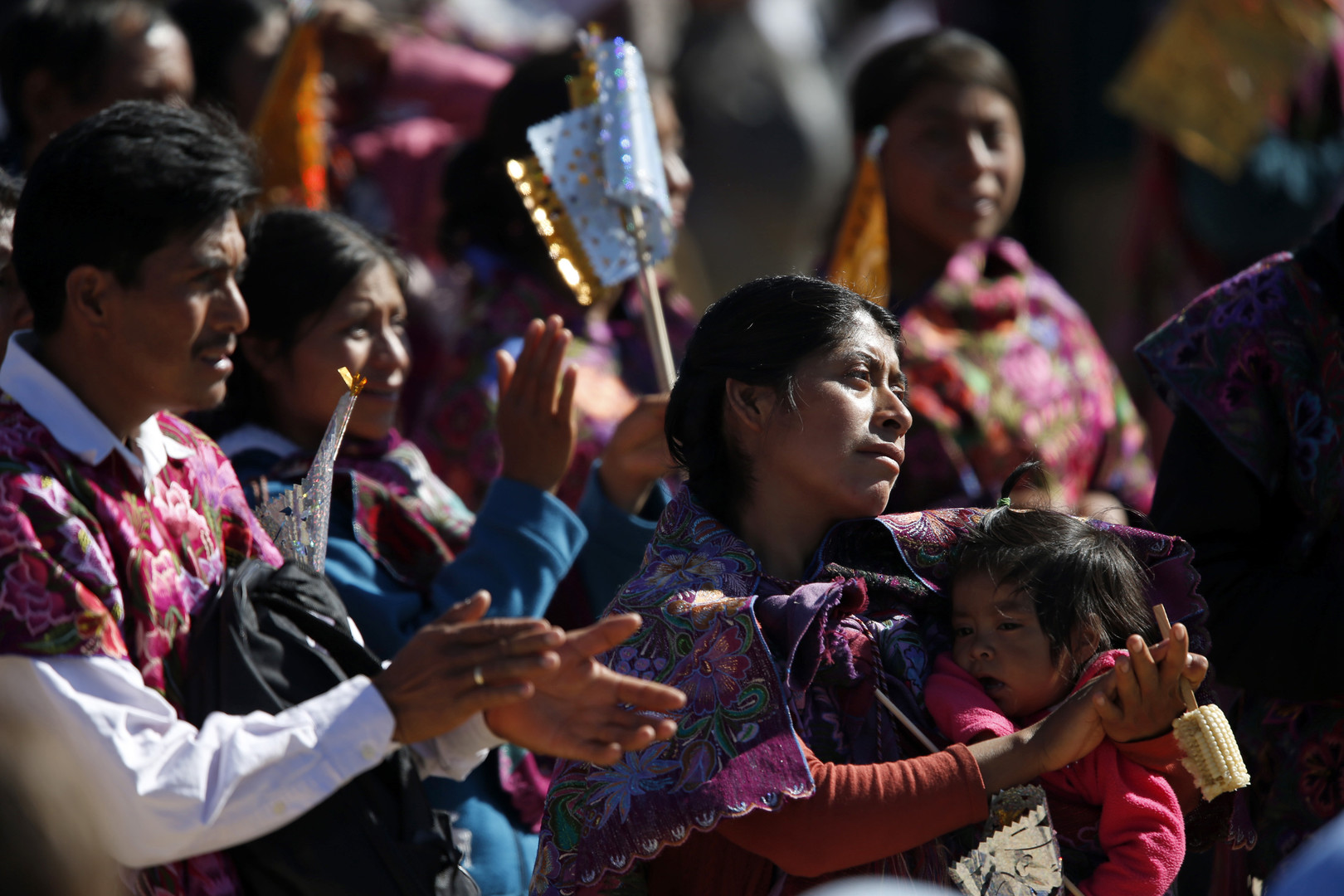 Bildergalerie: Papst Franziskus besucht das aufständische Chiapas