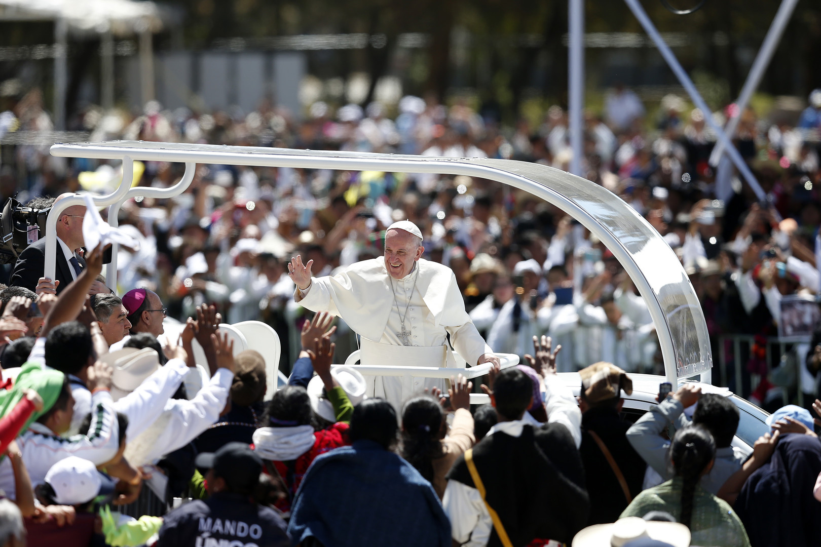 Bildergalerie: Papst Franziskus besucht das aufständische Chiapas