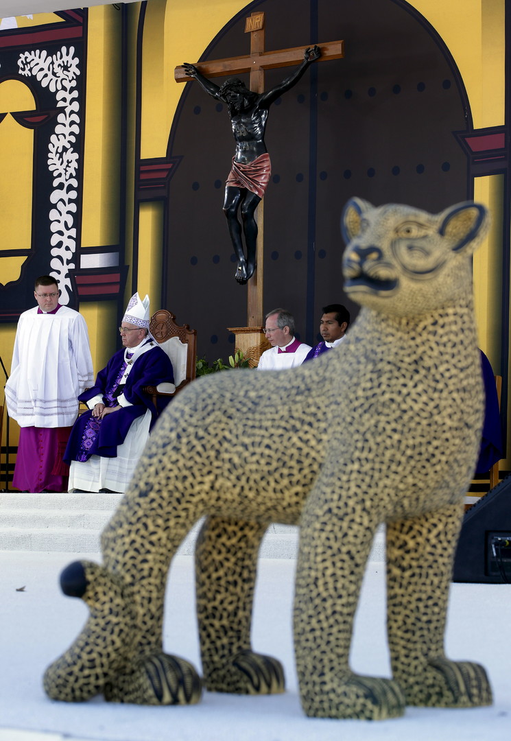 Bildergalerie: Papst Franziskus besucht das aufständische Chiapas