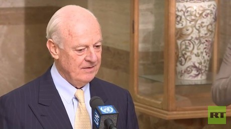 Live: UN-Gesandter für Syrien Mistura gibt Presseinformation zu Syrien-Gespräche in Genf