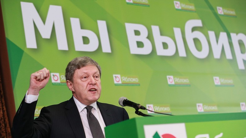 Russland: Oppositionspartei Jabloko nominiert Grigori Jawlinskij als Präsidentschaftskandidat 2018