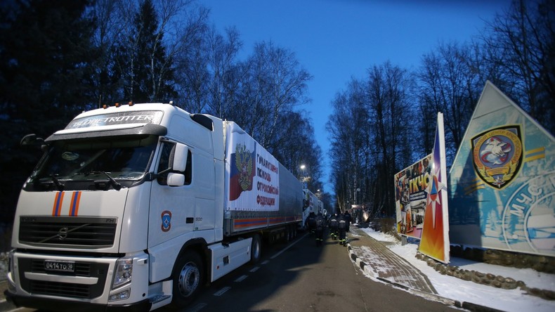 Russland schickt weiteren Hilfskonvoi in den Donbass