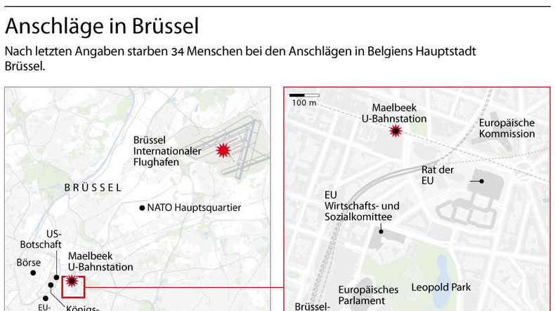 Grafik des Tages: Anschläge in Brüssel