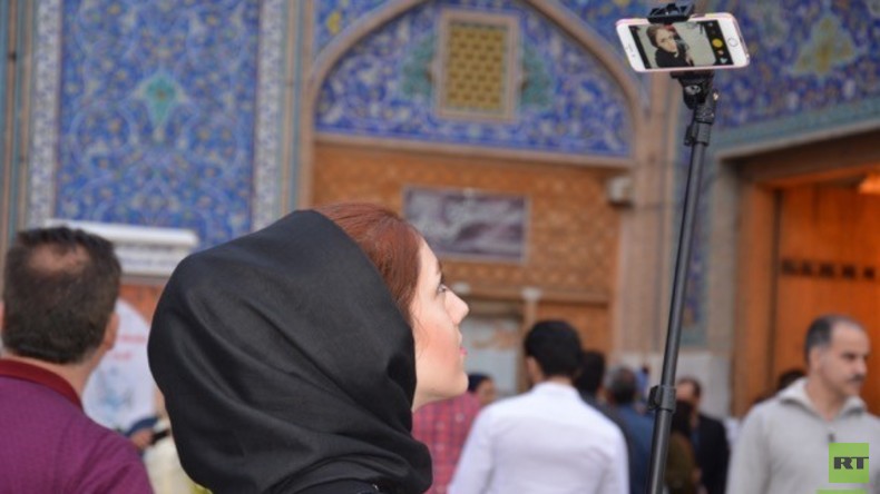Bildergalerie: Die Iraner im Selfie-Wahn