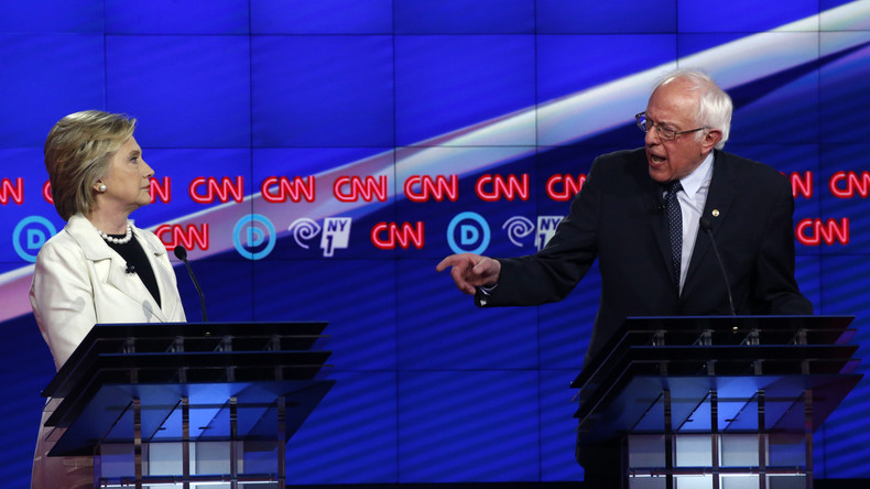 USA: Entscheidende Debatte zwischen Sanders und Clinton