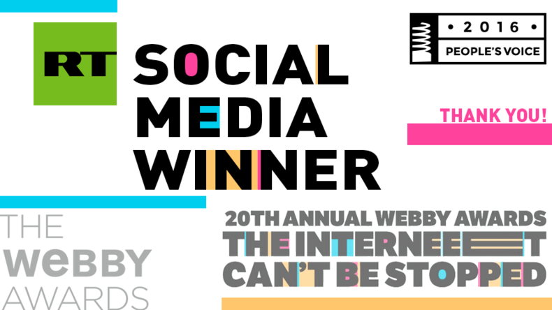"And the winner is.." - RT gewinnt Internet-Oscar für besten Social Media-Auftritt