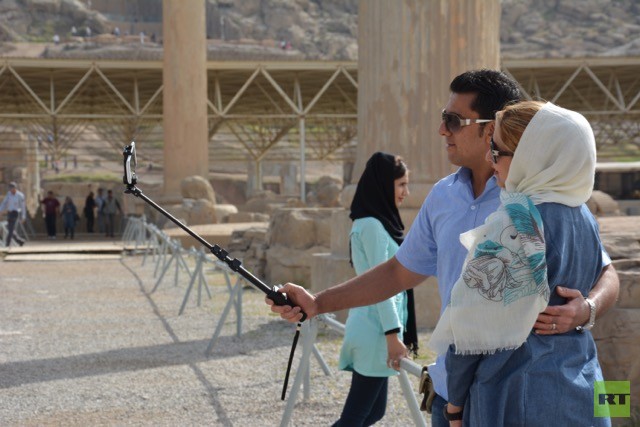 Bildergalerie: Die Iraner im Selfie-Wahn