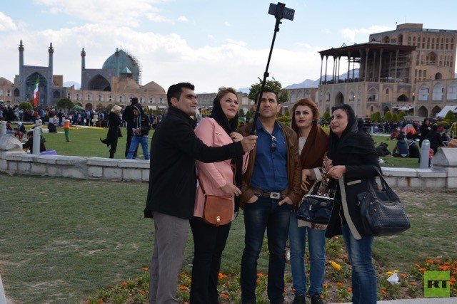 Bildergalerie: Die Iraner im Selfie-Wahn