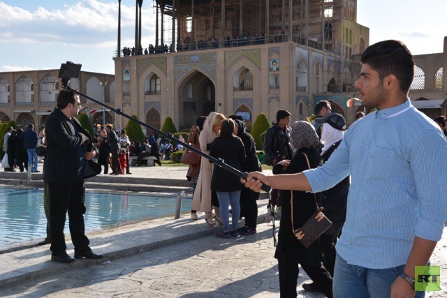 Bildergalerie: Die Iraner im Selfie-Wahn