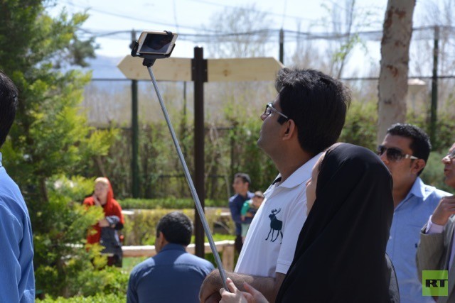 Bildergalerie: Die Iraner im Selfie-Wahn