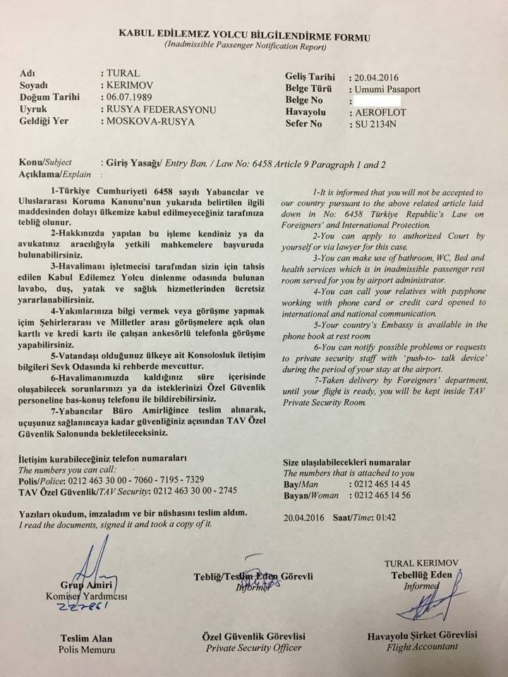 Ankara verhängt Einreiseverbot gegen Chefredakteur von „Sputnik-News" in der Türkei