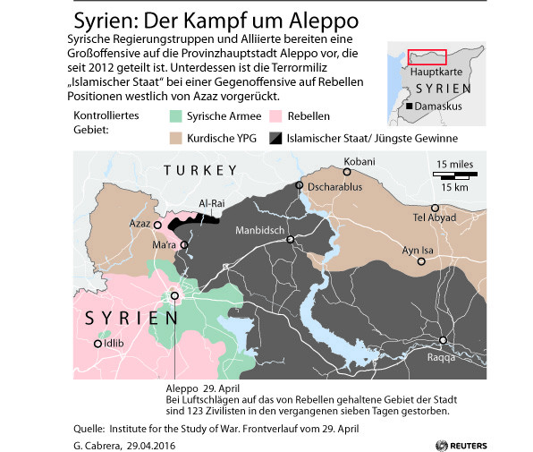 Syrien-Update: Aleppo bleibt Schwerpunkt massiver Kampfhandlungen
