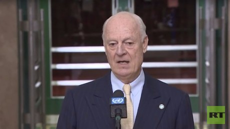 Live: UN-Gesandter für Syrien de Mistura nach Treffen der Taskforce für humanitären Zugang