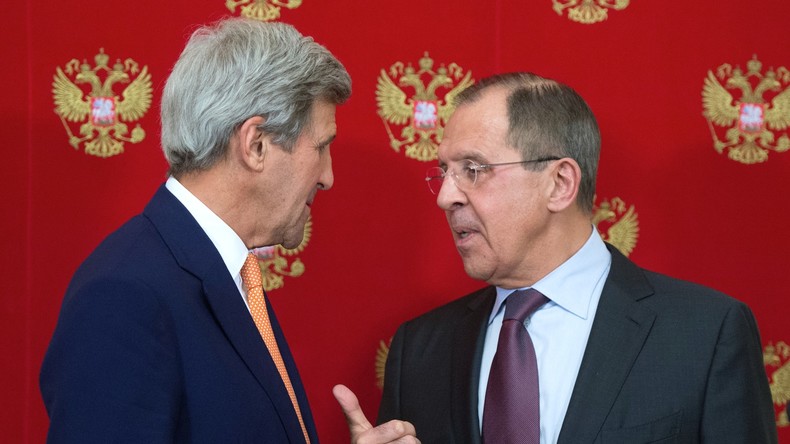 Lawrow und Kerry besprechen konkrete Schritte zur Umsetzung der Syrien-Vereinbarungen