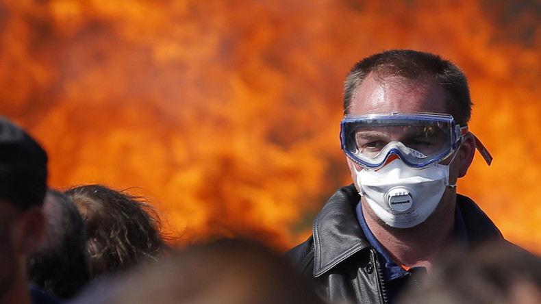 Schwere Zusammenstöße bei Protesten in Frankreich