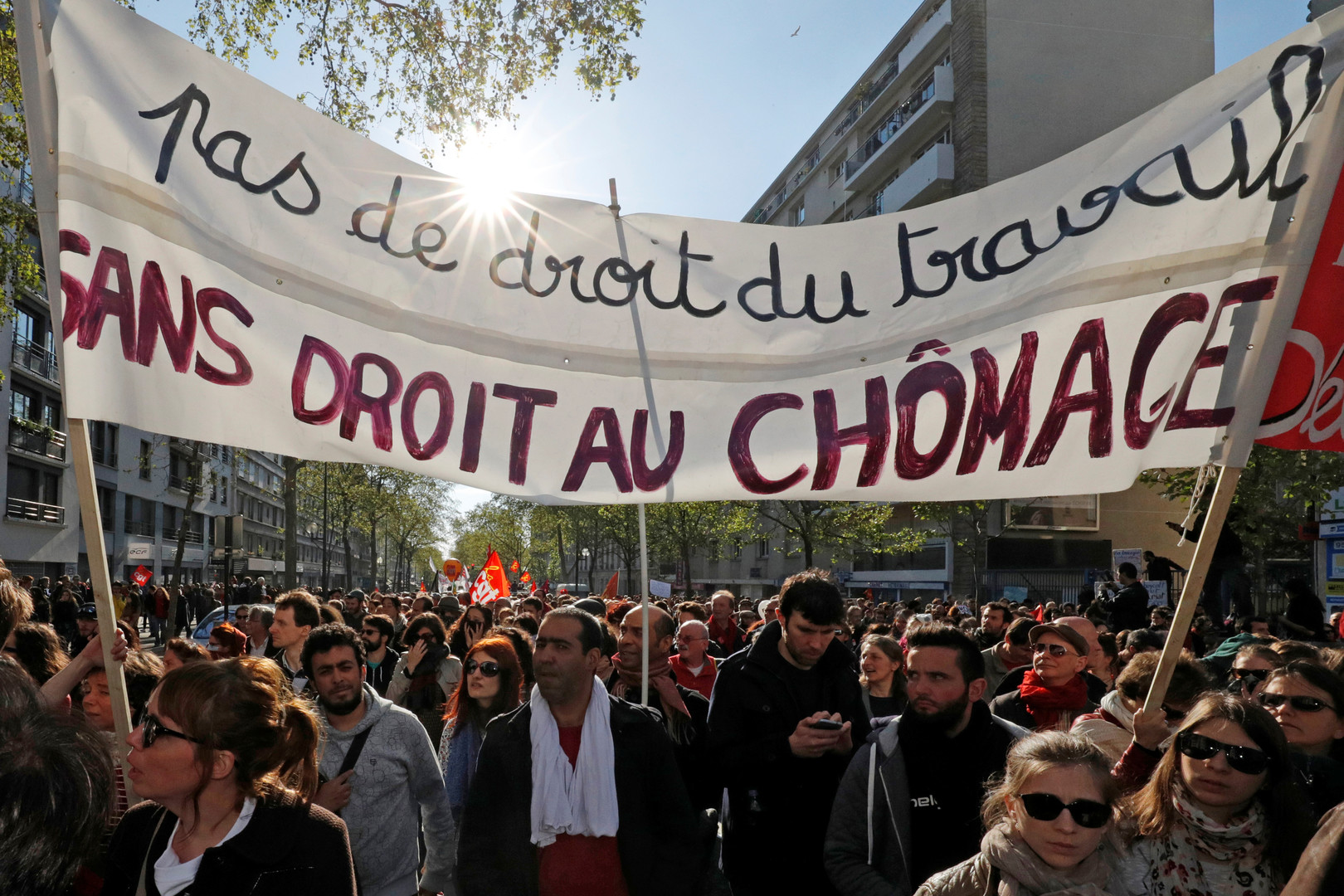 Bildergalerie zum Kampftag 1. Mai: Demonstrationen weltweit