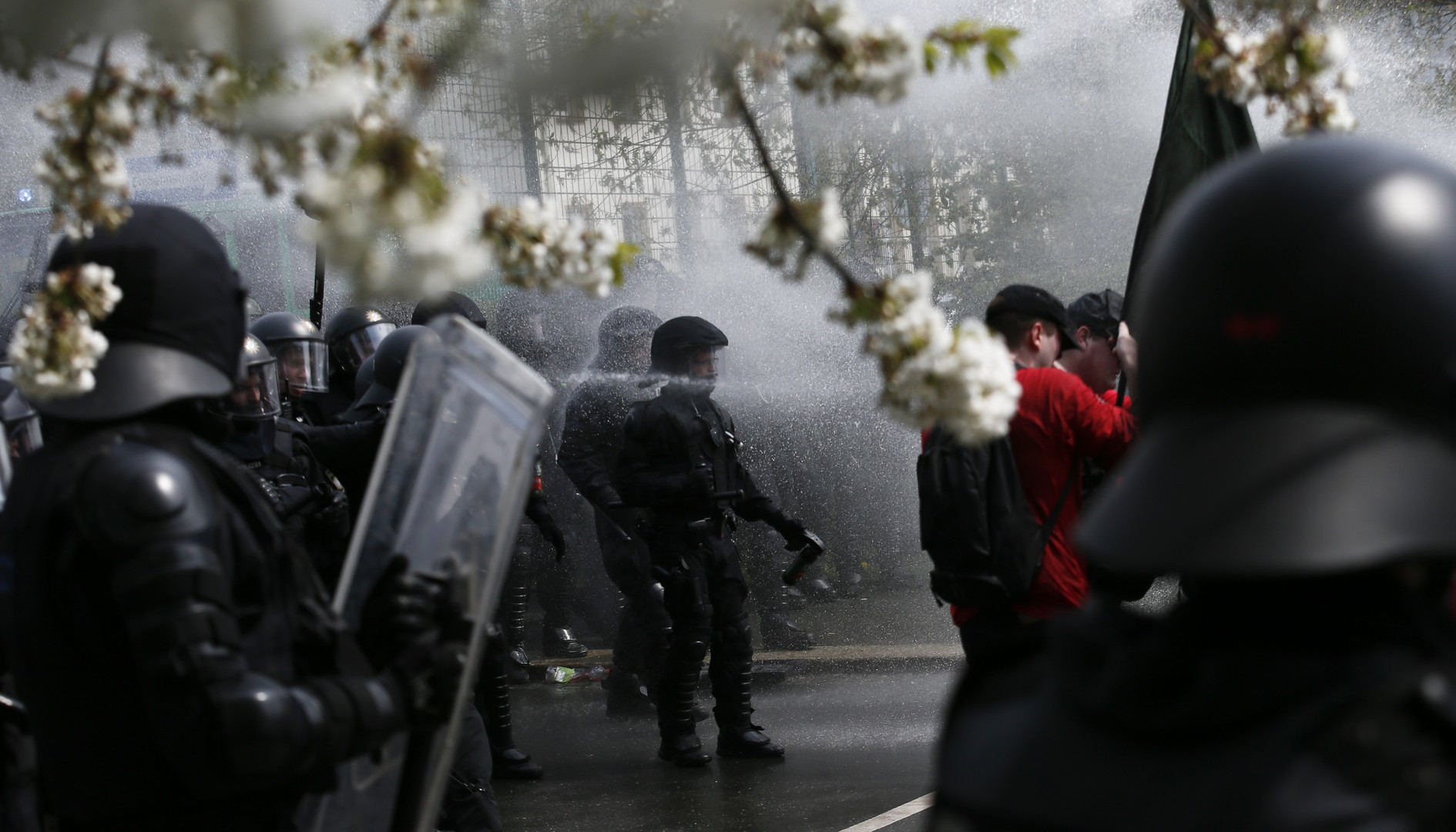 Bildergalerie zum Kampftag 1. Mai: Demonstrationen weltweit