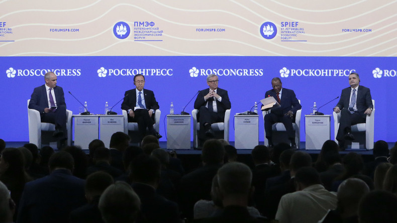 "Zeichen der Annäherung" - Eröffnung des Internationalen Wirtschaftsforums in Sankt Petersburg