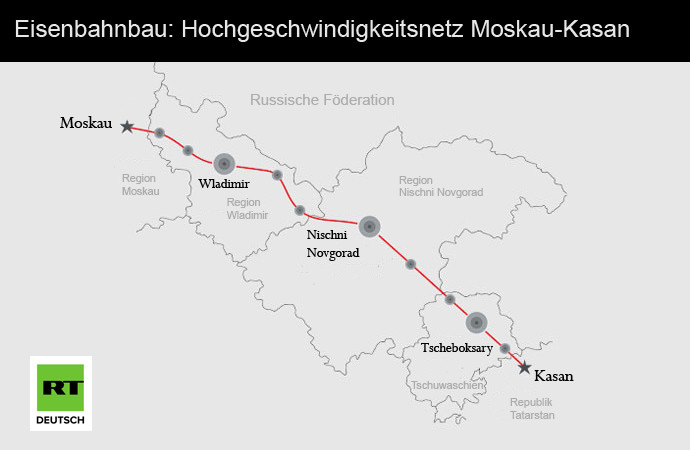 Eisenbahnbau: Hochgeschwindigkeitsnetz soll Transportwege zwischen China und Russland verkürzen