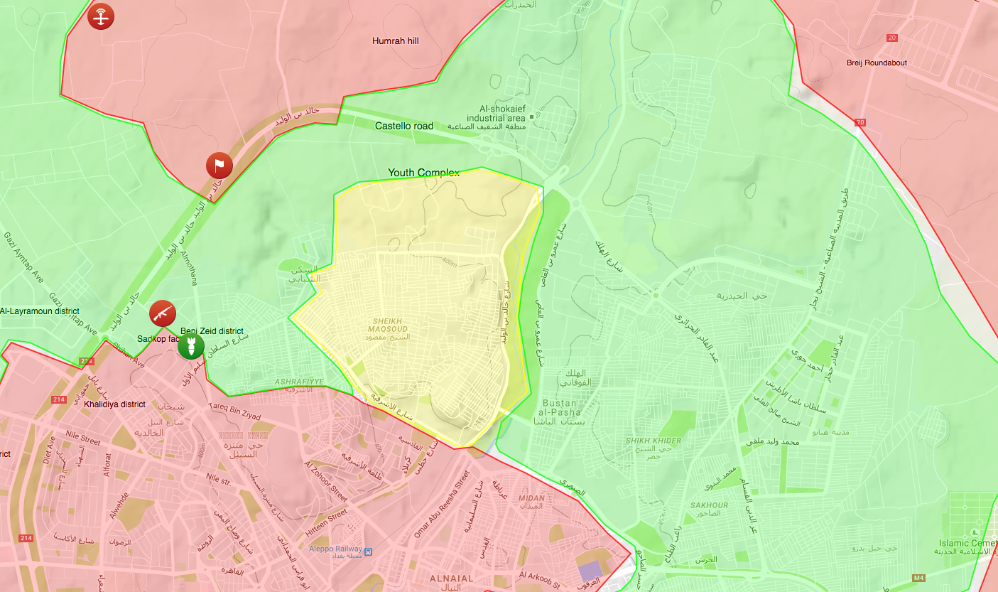 Strategische Lage in Aleppo: Der Kampf um die Castello-Straße