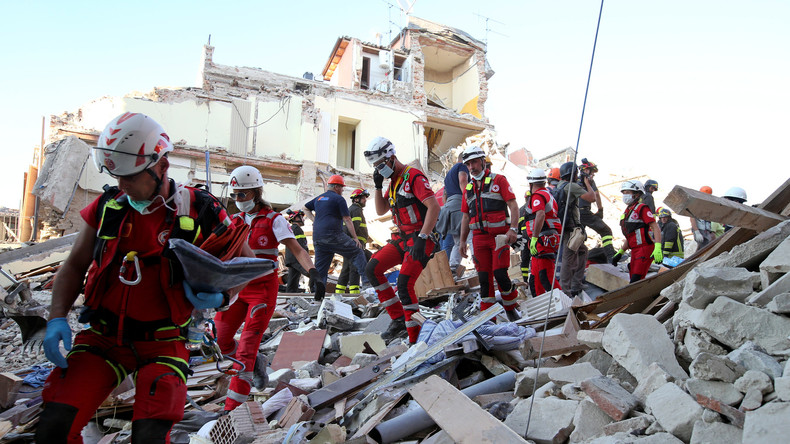 Weltweites Bedauern um Erdbebenopfer in Italien