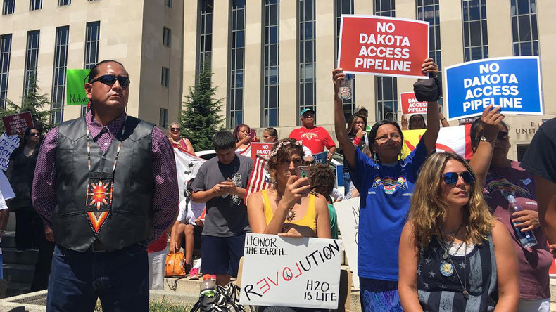 Dakota gegen Pipeline: Indianerproteste in Washington