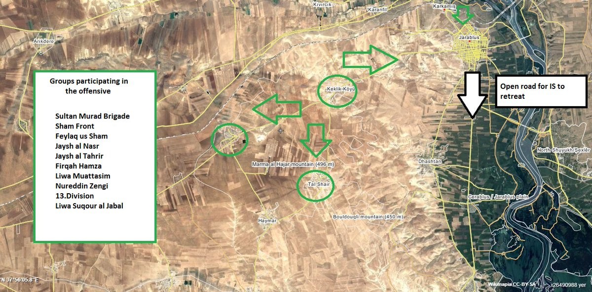 Syrien: Türkische Panzer rücken gegen Dscharablus vor – Massive Angriffe gegen Stellungen des IS
