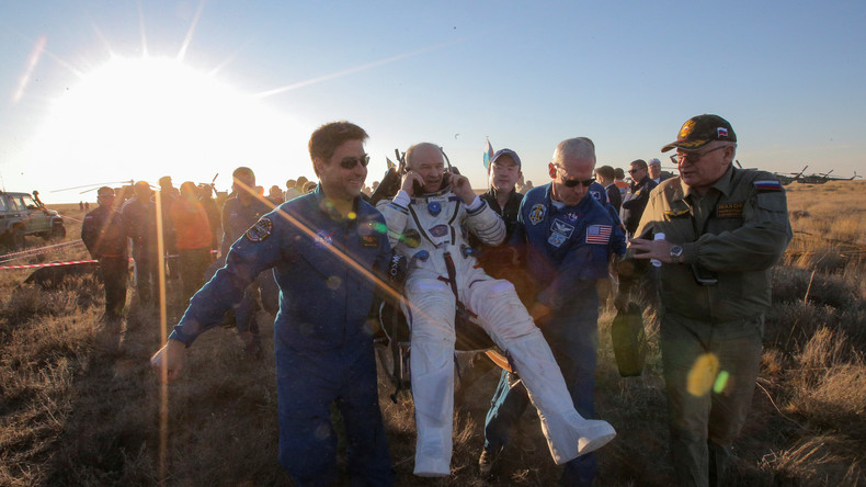 Wieder zu Hause – ISS-Kosmonauten in Kasachstan gelandet