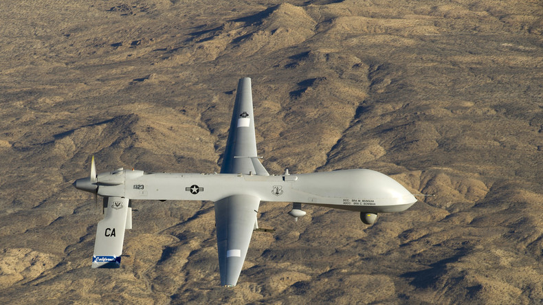 Russische Militäraufklärung: Predator-Kampfdrohne der US-Koalition befand sich über UN-Hilfskonvoi