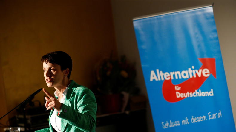 Proteste gegen Frauke Petry und AfD-Veranstaltung in Hessen