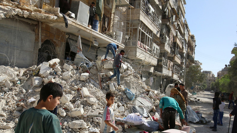 Leben mit dem Terror: In Aleppo zerstören Granaten das Leben und die Häuser