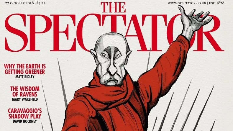 Spectator: Mutter-Heimat-Statue, Putin und RT auf der Titelseite