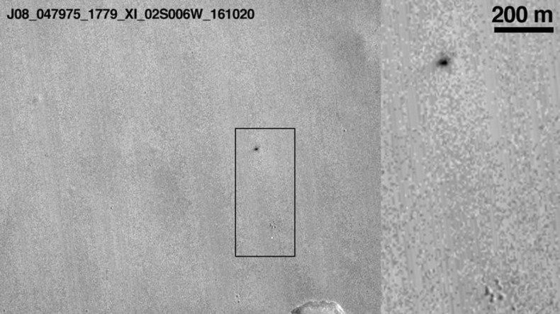 Mars: Abgestürztes Landemodul „Schiaparelli“ entdeckt