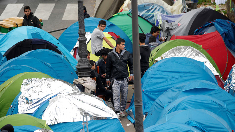 Mehrfach geräumt, trotzdem noch da: Flüchtlingscamp mitten in Paris