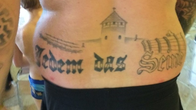 NPD-Politiker wegen KZ-Tattoo zu acht Monaten Haft verurteilt