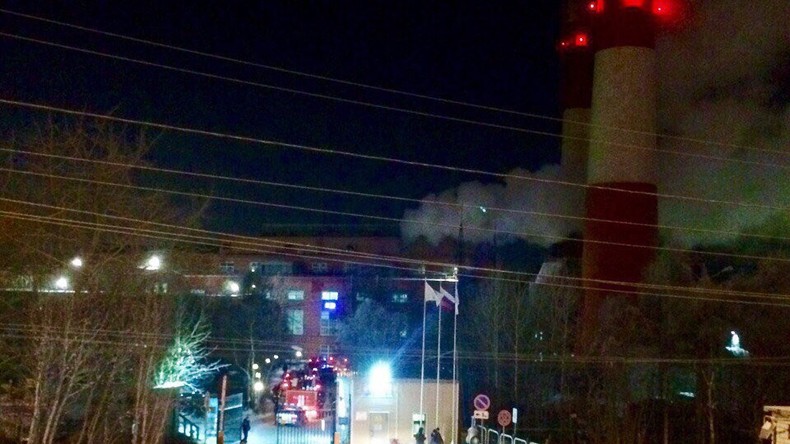 Großbrand in Wärmekraftwerk zu Murmansk