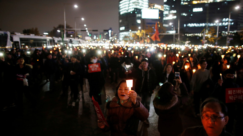 Südkorea: Mehr als 1 Million Menschen protestieren gegen die Staatschefin Park Geun-hye