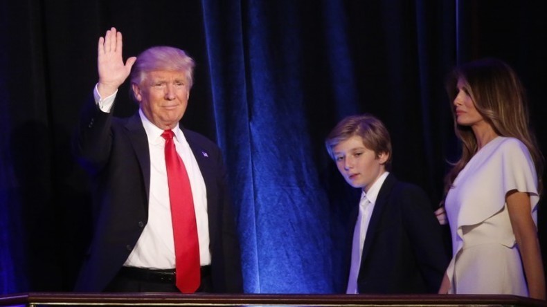 Home alone: Trumps Ehefrau und Sohn wollen nicht ins Weiße Haus ziehen