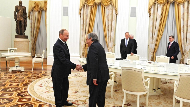 Zukünftiger UN-Generalsekretär Guterres freut sich auf gute und effektive Beziehungen mit Russland