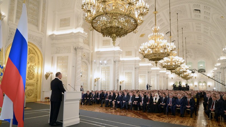 Putin in seiner Jahresbotschaft: Russland braucht Ordnung zu Hause und Freundschaft im Ausland
