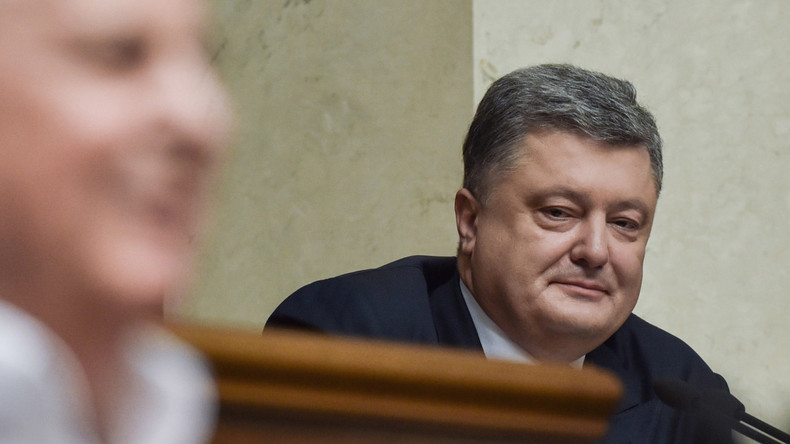 Ukrainischer Abgeordneter: Poroschenko ist Ukraines größter Erpresser und korrumpiertester Politiker