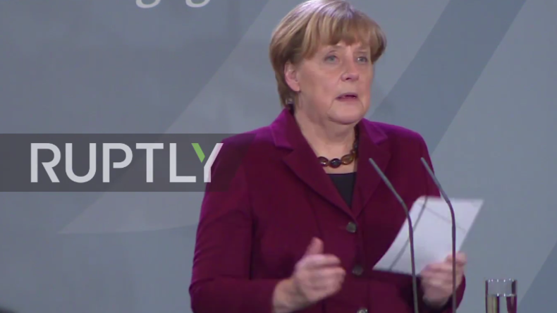 Live: Bundeskanzlerin Merkel äußert sich nach mutmaßlichem Anschlag auf Weihnachtsmarkt in Berlin