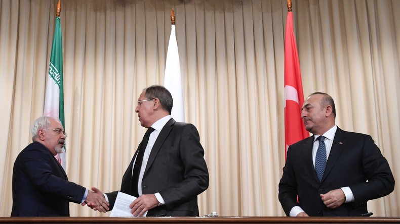 Lawrow: "Russland, Iran und Türkei haben gemeinsamen Plan für Beilegung des Syrien-Konfliktes"