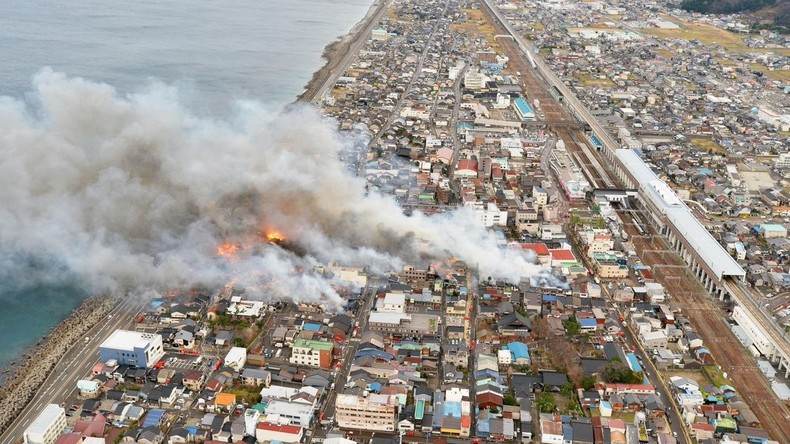 Großbrand wütet in Japan – bereits 140 Gebäude in Flammen